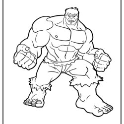 Magnificent Free Incredible Hulk Coloring Pages For Kids