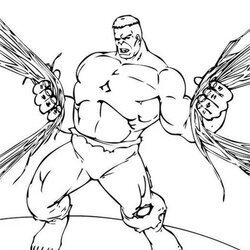 Perfect Free Easy To Print Hulk Coloring Pages Strong