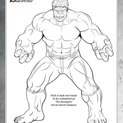 Sterling Printable Coloring Pages The Incredible Hulk