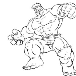 Super Free Printable Hulk Coloring Pages For Kids
