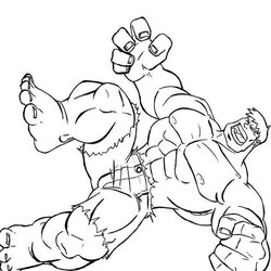 Outstanding Hulk Coloring Pages Download And Print