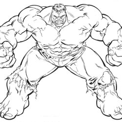 Fantastic Hulk Coloring Page Free Printable Pages For Kids
