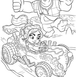 Marvelous Wreck It Ralph Coloring Pages Best For Kids