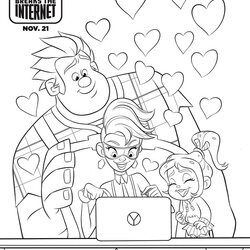 Very Good Free Printable Wreck It Ralph Coloring Pages Play Party Plan Sheets Internet Breaks Activity Of
