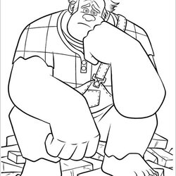 Capital Coloring Page That You Can Print Library Wreck Ralph Pages Printable Sheets Personal Own Books Create