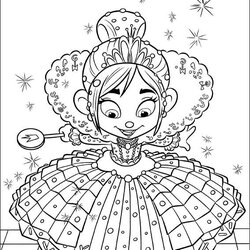 The Highest Quality Wreck It Ralph Coloring Page Photo