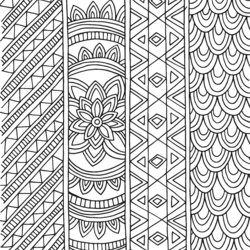 Large Printable Coloring Pages At Free Adult Adults Print Book Colouring Pattern Gel Pen Detailed Patterns