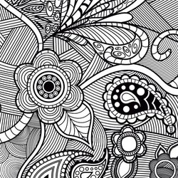 Tremendous Free Printable Adult Coloring Pages Paisley To Print