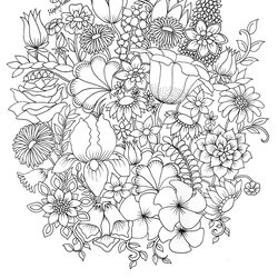 Do Creation Coloring Pages Adult Flowers Flower Adults Books Floral Printable Sheets Mandala Colouring Cute
