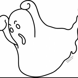 Superior Happy Ghost Coloring Pages At Free Printable Cute Color
