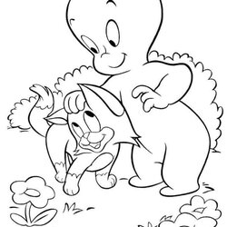Great Cute Ghost Coloring Pages Cartoon Halloween Book Library Choose Board