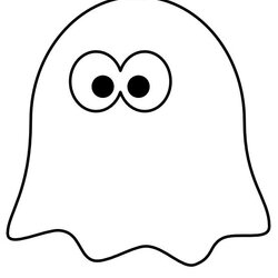 Capital Cute Ghost Coloring Pages Line Cartoon Drawing Para Christmas Clip Animal Drawings Funny Colouring