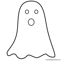 Coloring Pictures Ghosts Pages Franklin