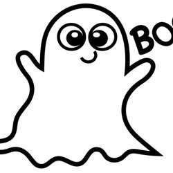 Fine New Collection Cute Ghost Coloring Pages Ponder Existence
