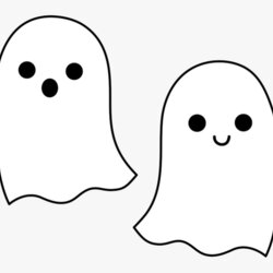 Swell New Collection Cute Ghost Coloring Pages Sheets Cartoon Free Images Transparent