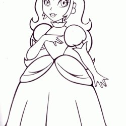 Preeminent Princess Daisy And Peach Coloring Pages Home Popular Kids