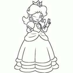 Capital Princess Daisy And Peach Coloring Pages Home Mario Baby Printable Bros Sheets Colouring Color Print