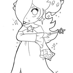 Exceptional Princess Daisy Coloring Pages At Free Download Baby Mario Cute Super Peach Printable Print