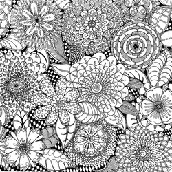 Capital Best Images About Difficult Coloring Pages For Adults On Flower Flowers Adult Doodles Crazy Doodle