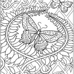 Difficult Coloring Pages For Adults Musings Printable Colouring Complicated