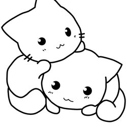 Excellent Cute Cat Coloring Pages To Download And Print For Free Printable Cats Kitten Color Kids Template
