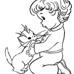 The Highest Standard Cute Cat Coloring Pages Home