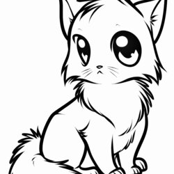 Champion Cute Animal Coloring Pages Best For Kids Kitten Page