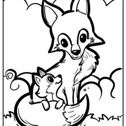 Brand New Fantastic Fox Coloring Pages