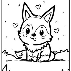 Legit Fantastic Fox Coloring Pages Free Foxes