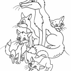 Eminent Free Easy To Print Fox Coloring Pages Fuchs Families Kids