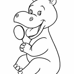 Fantastic Coloring Pages For Kindergarten Home Kids Printable Fun Preschoolers Hippo Preschool Sheets Color