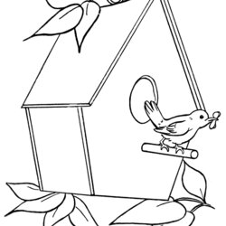 Perfect House Coloring Sheets Pages Printing Printable Fun Help