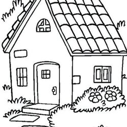 Great House Printable Coloring Pages