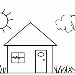 Champion Free Printable House Coloring Pages For Kids Page