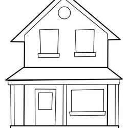 Smashing Coloring Page House Colouring Pages Family Printable Sheets Print Houses Large Free