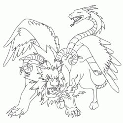 Cool Inspirational Pict Adult Coloring Pages Mythical Detailed Fantasy Mythological