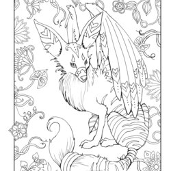 Supreme Mythical Creatures Coloring Pages