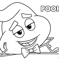 Brilliant Poop Coloring Pages At Free Printable Poo Colouring Heart Color Print Sensational Apple Disney