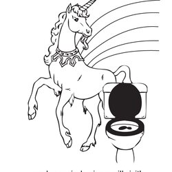 Superlative Poop Coloring Pages At Free Download Potty Training Unicorn Toilet Unicorns Color Humor Rainbows