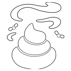 Poop Coloring Pages Home