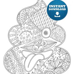Cool Instant Download Poop Coloring Page Funny Adult