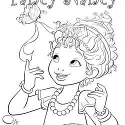 Fancy Nancy Coloring Pages Free Printable Templates Wonder Day