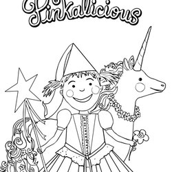 Capital Fancy Nancy Coloring Pages At Free Download Printable Color Kids Birthday Colouring Book Sheets