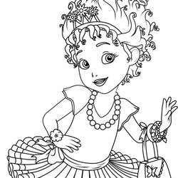 Preeminent Free Fancy Nancy Coloring Pages New