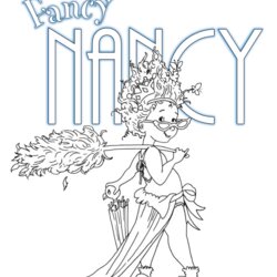 Superlative Fancy Nancy Coloring Pages Home Printable Tea Party Color Library Comments Activities Choose