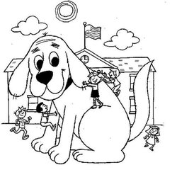 The Highest Quality Clifford Coloring Pages