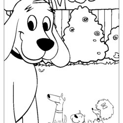Magnificent Clifford Coloring Pages To Download And Print For Free