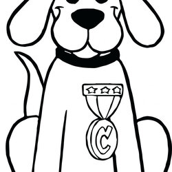 Wonderful Clifford Coloring Pages At Free Printable Dog Red Big Baby Color Highest