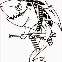 Cool Coloring Pages Shark Free And Printable Hammerhead Skull Template