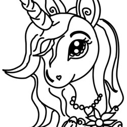 Tremendous Cute Unicorn Coloring Pages How To Draw Color Unicorns Final
